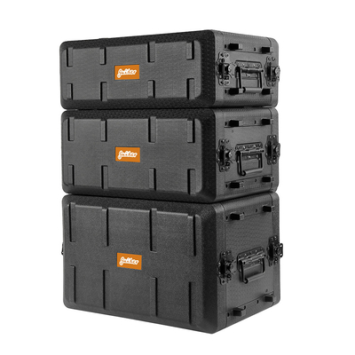 PE 10&quot; cassa bassa dello scaffale caso/6u dello scaffale dello Shockmount di profondità 6U
