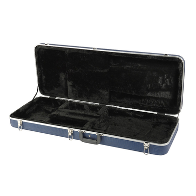Cassa dura Shell Blue Waterproof della chitarra elettrica rettangolare dell'ABS