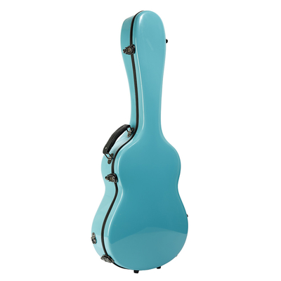 La cassa dura Tiffiany della chitarra a 39 pollici della vetroresina blu impermeabilizza