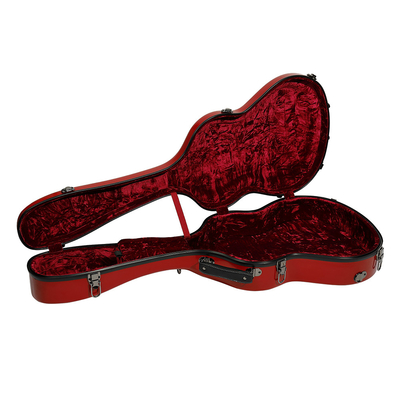 Migliore cassa classica della chitarra della vetroresina a 39 pollici rossa