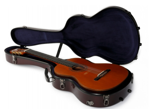 Cassa dura della chitarra acustica del carbonio dell'aria per la maniglia rigida di viaggio