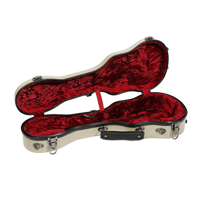 Di 10 colori della vetroresina del soprano delle ukulele rivestimento molle del velluto della cassa duro