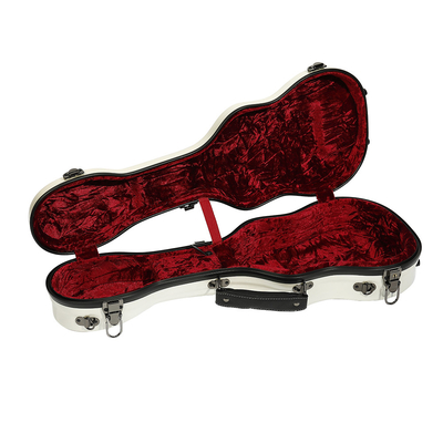 Vetroresina dura Hardshell della cassa delle ukulele di concerto dell'avorio impermeabile