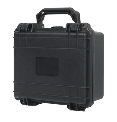 La schiuma su misura pp di plastica nera portatile di Carry Case dello strumento accetta