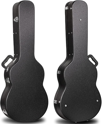 Compensato duro della cassa della chitarra acustica di legno di Dreadnought con la maniglia per il trasporto riempita