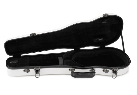 Seta dura della cassa del violino bianco leggero della vetroresina del ODM come rivestimento blu