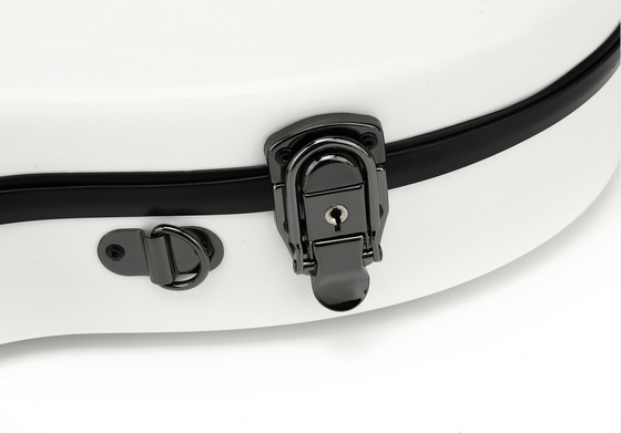 Seta dura della cassa del violino bianco leggero della vetroresina del ODM come rivestimento blu