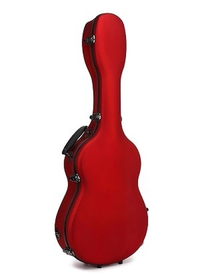 Resistenza della rottura della cassa dello scaffale di Matte Red Fiberglass Classical Guitar