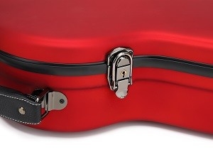 Resistenza della rottura della cassa dello scaffale di Matte Red Fiberglass Classical Guitar