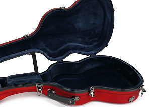 Resistenza della rottura della cassa dello scaffale di Matte Red Fiberglass Classical Guitar