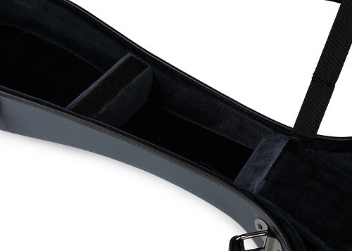 Cinghie a 39 pollici dello zaino di caso 2 X di Matte Dark Grey Guitar Rack