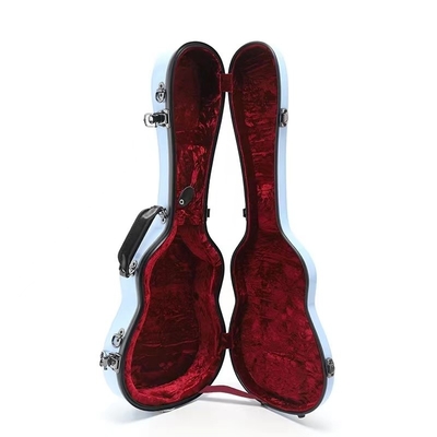 Blu riempito spesso di Tiffiany della cassa dura delle ukulele di tenore della vetroresina di Hardshell