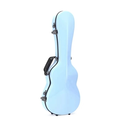 Blu riempito spesso di Tiffiany della cassa dura delle ukulele di tenore della vetroresina di Hardshell