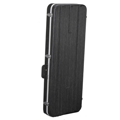 Cassa di plastica dello scaffale della chitarra dell'ABS con Front Panel No Wheels trasparente