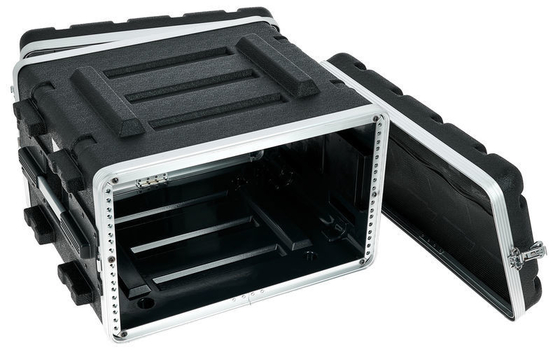 6U ABS Rack Case con porte rimovibili per spazi 2U 4U 3U 8U 10U