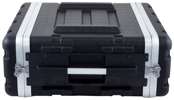 4U ABS Rack Case con porte rimovibili Top e manico laterale